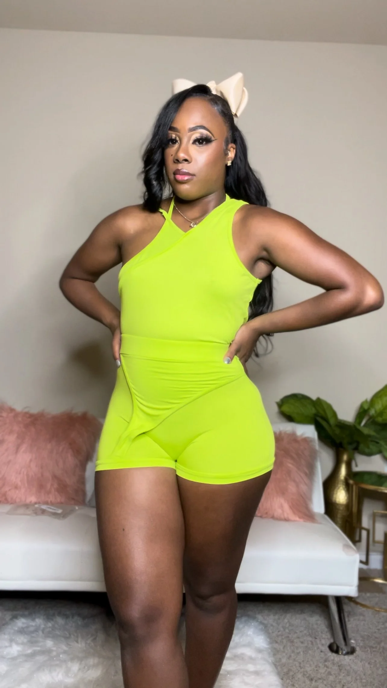 2pc Green Short Set (S)