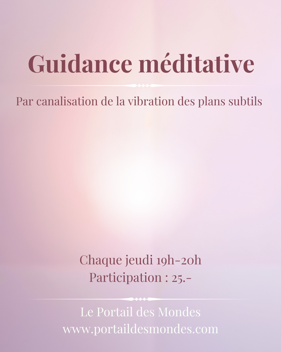 GUIDANCE MÉDITATIVE