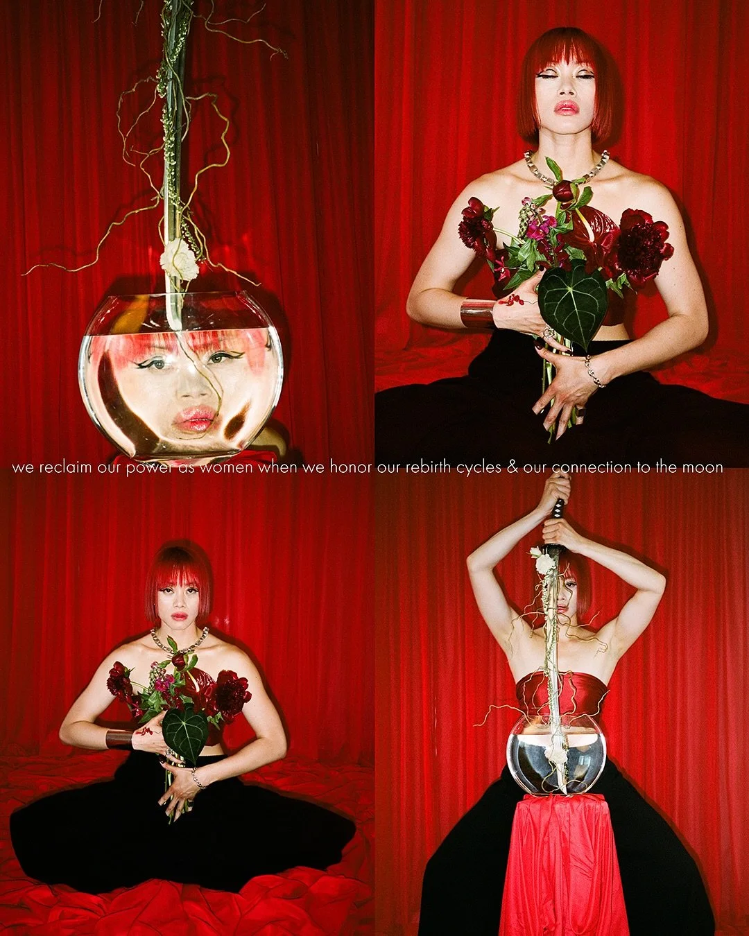 🌑🌒🌓🌔🌕🌖🌗🌘

we reclaim our power as women when we honor our rebirth cycles &amp; our connection to the moon

✨

L&Uacute;SEEN &bull; լուսին 🌕 
(moon in Armenian)

photographer / creative director / set design: @hasalexandra_
martial artist / m