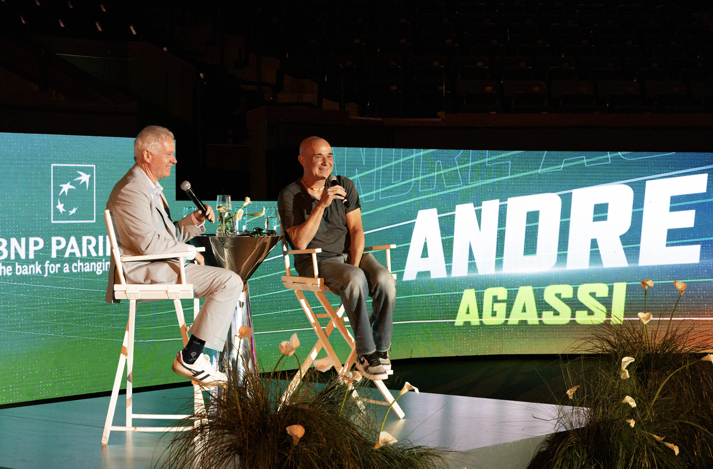 BNP Paribas Open w/ Andre Agassi &amp; Patrick McEnroe