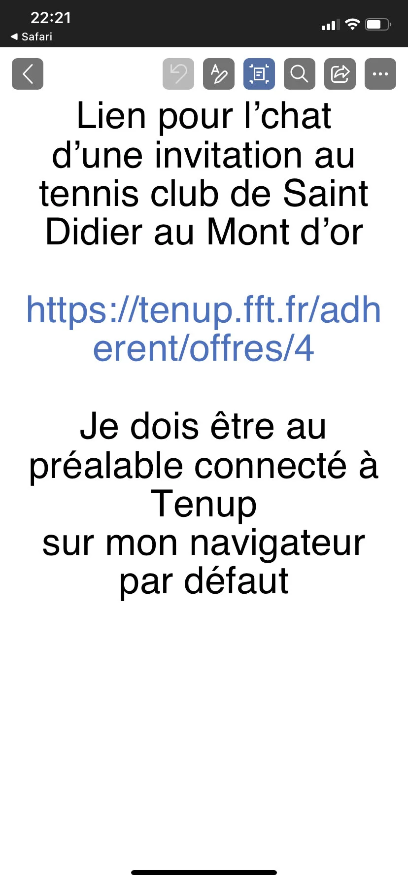 2 Cliquer sur le lien dans le fichier word. Cliquez ici pour le télécharger.