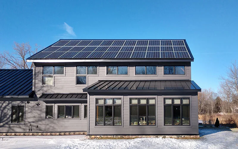 Rendering of Installation with Traditional Panels