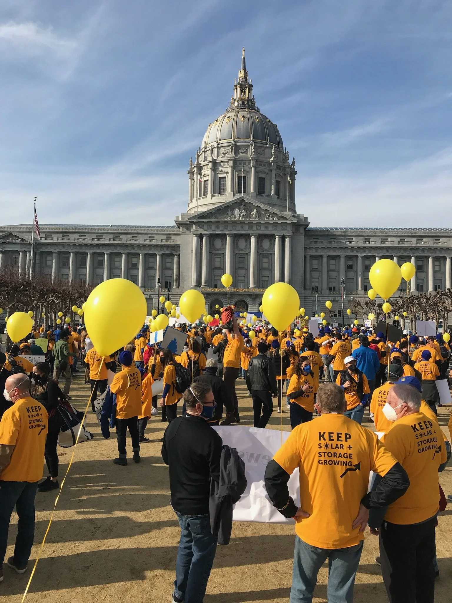 CALSSA Save Solar Jobs Rally in SF &amp; LA
