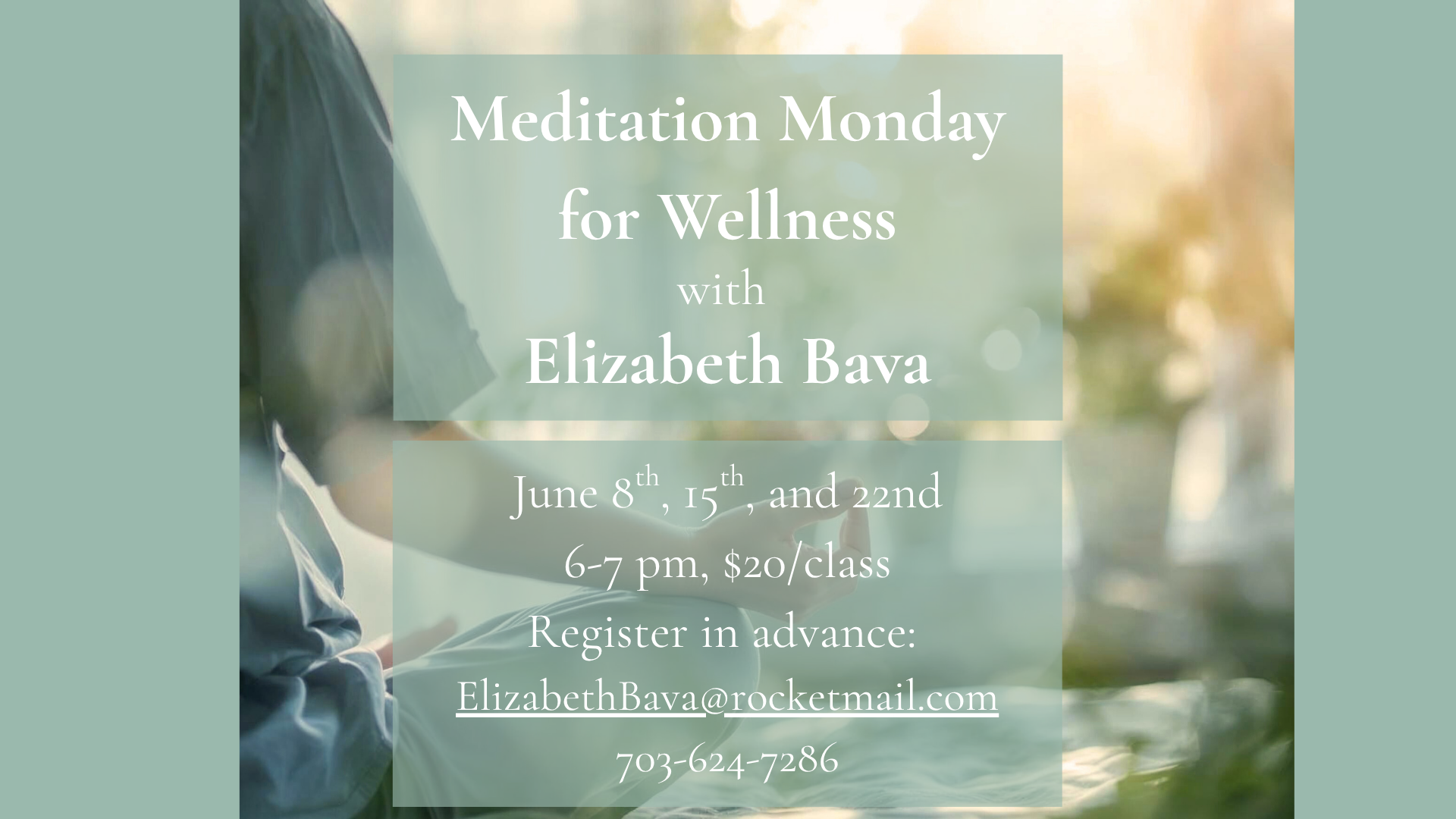 Meditation Monday for Wellness