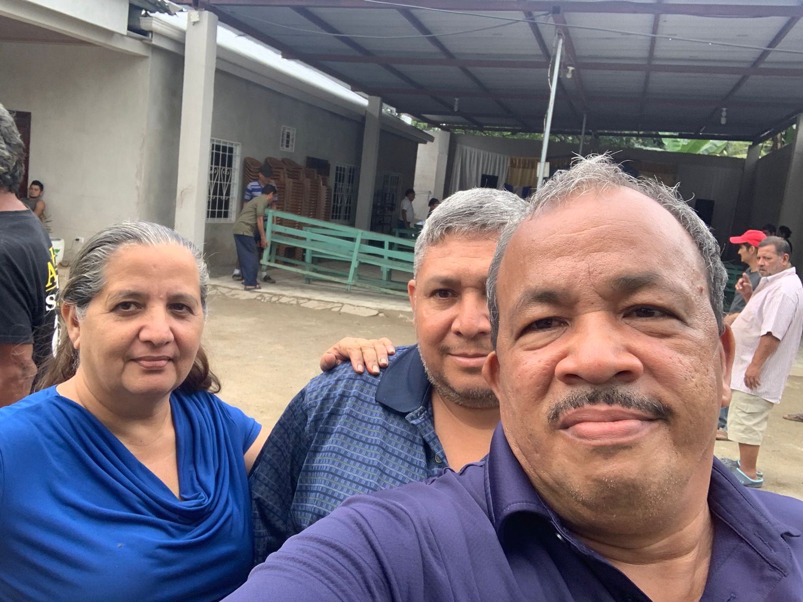 Jorge Amador with Pastor Pedro &amp;  Mary