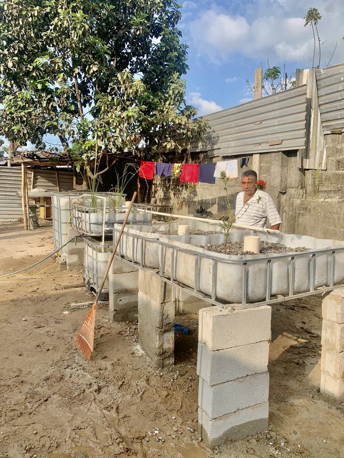 New Aquaponic Food System at the New Covenant Rehabilitation Center in Honduras