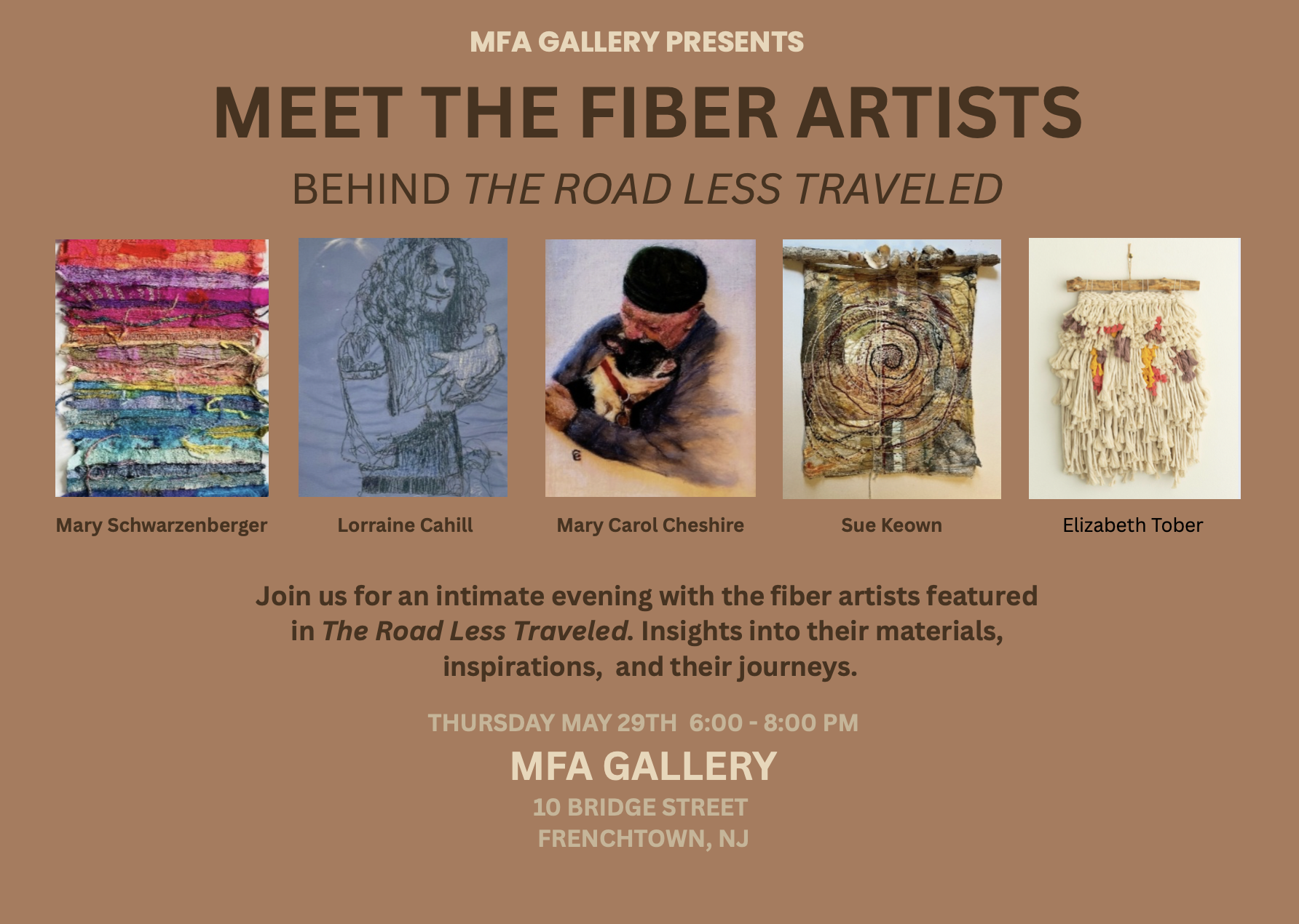 Meet the Fiber Artists behind the Road Less Traveled Gallery Talk