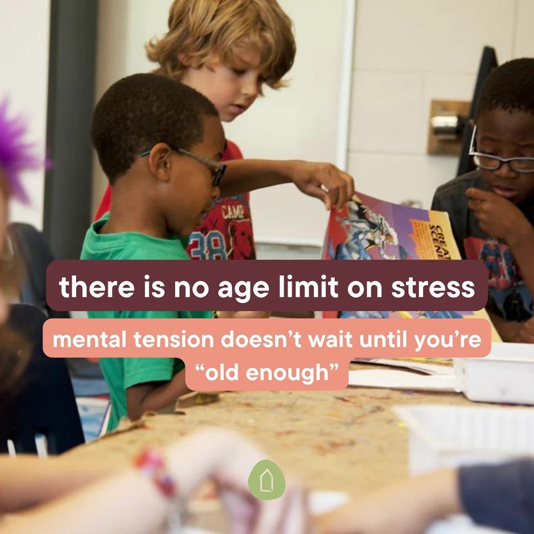 As we close out #stressawarenessmonth, we wanted to take a moment to acknowledge that STRESS doesn&rsquo;t wait&hellip; 

It doesn&rsquo;t wait until you&rsquo;re old enough or able to handle it. It doesn&rsquo;t come with an instruction manual. It d