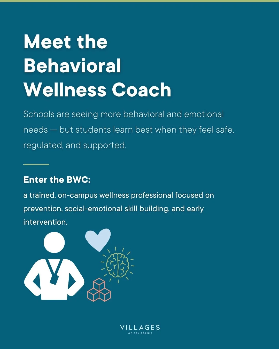 Students learn best when they feel safe, seen, and supported. Behavioral Wellness Coaches (BWCs) bring that support right to campus 📚

Swipe to learn:
&nbsp;&nbsp;&nbsp;&nbsp;&bull;&nbsp;&nbsp;&nbsp;&nbsp;What BWCs do (classroom push‑ins, Lunch Club