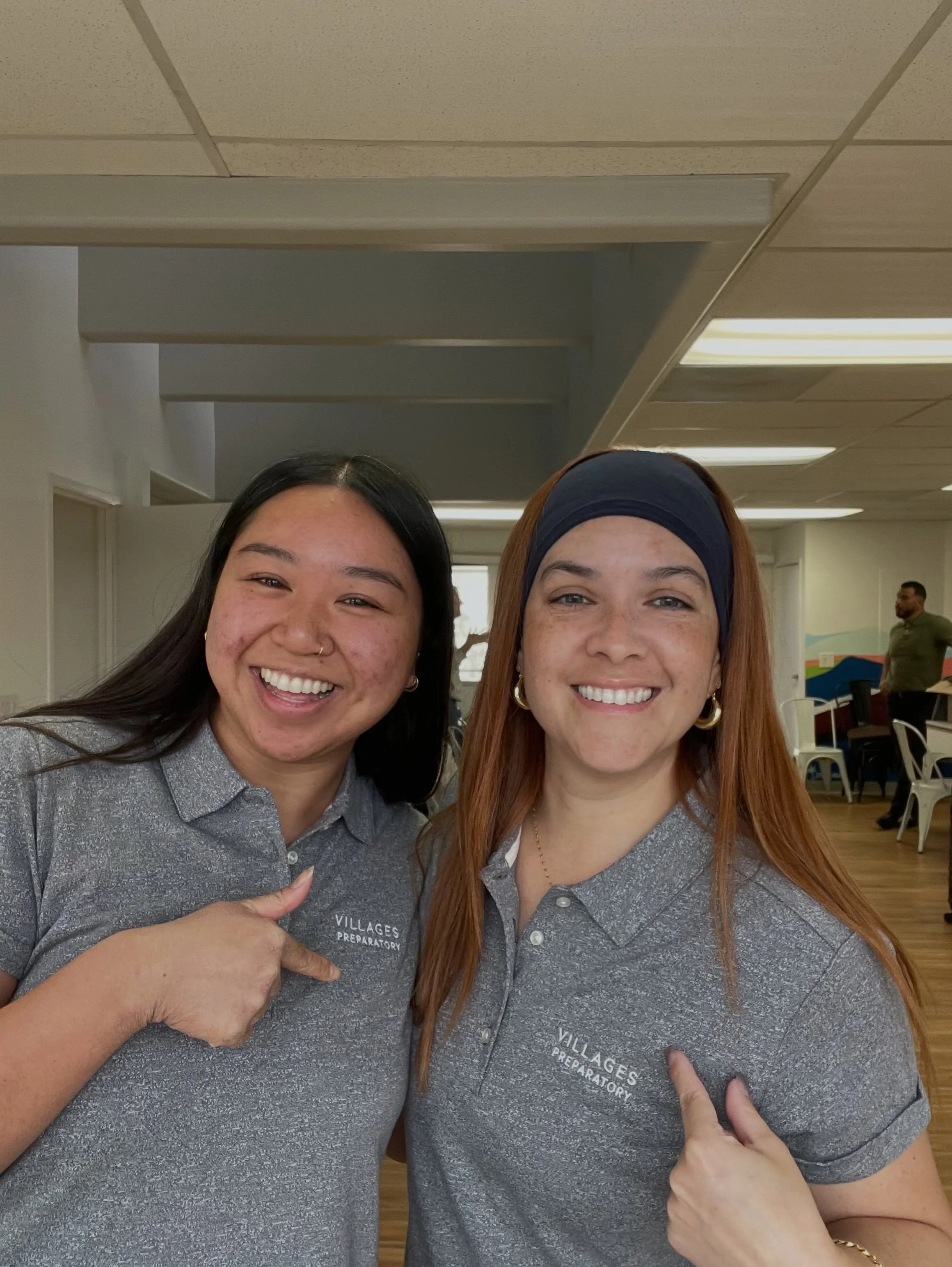Our Villages Prep staff just got a new look 💙 

Fresh polos for our NPS staff and you can tell they&rsquo;re fans 🥰👕