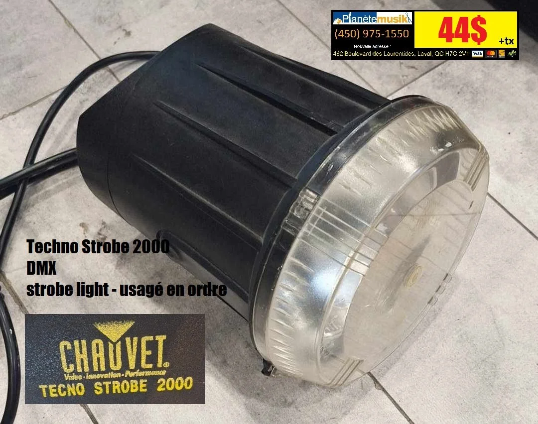 chauvet techno strobe 2000