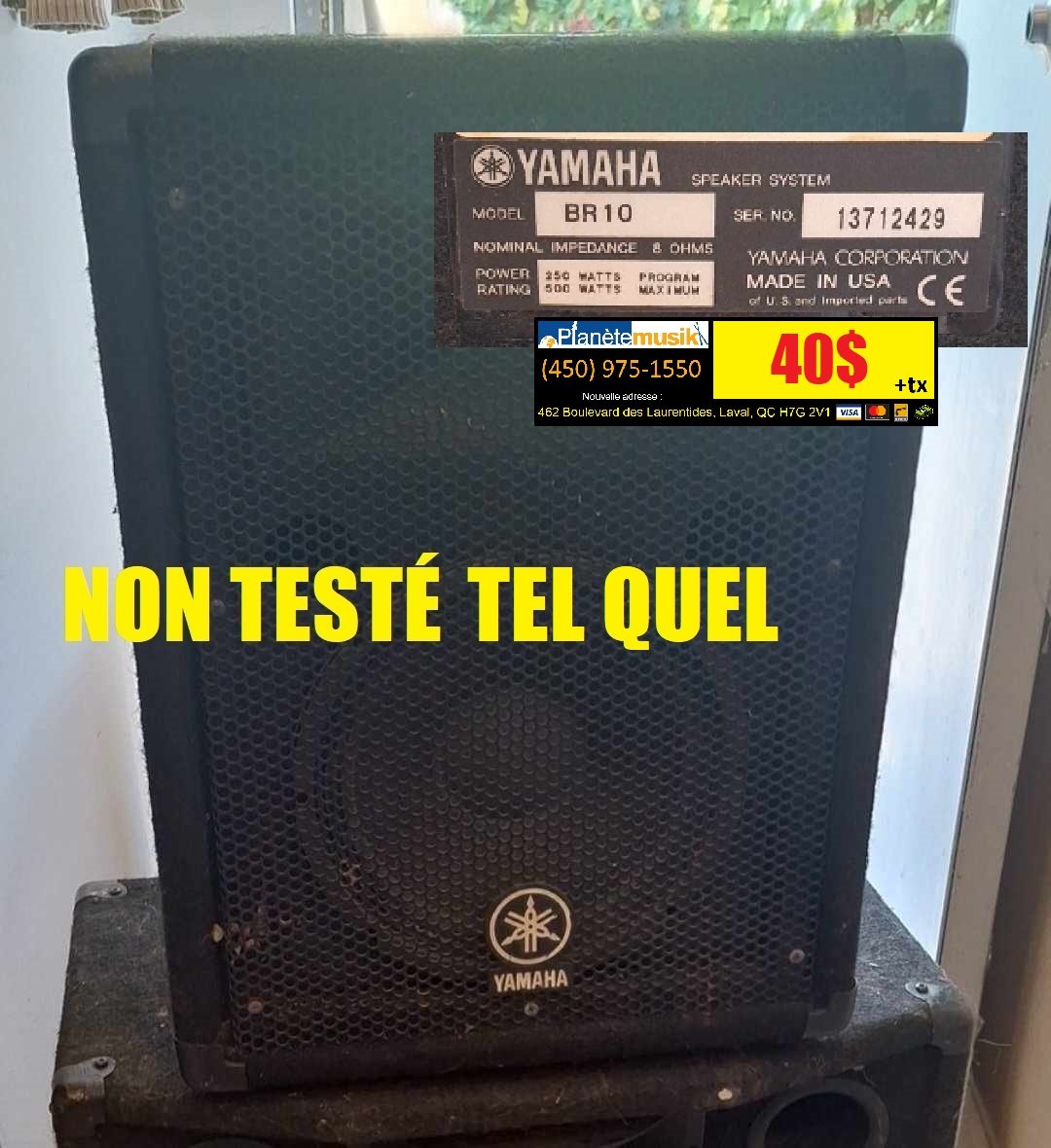 liquidation non testé tel quel yamaha br10