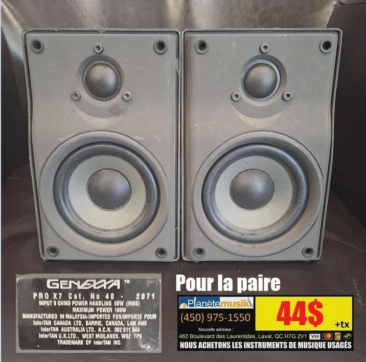 Petites boites de son passive GENEXXA