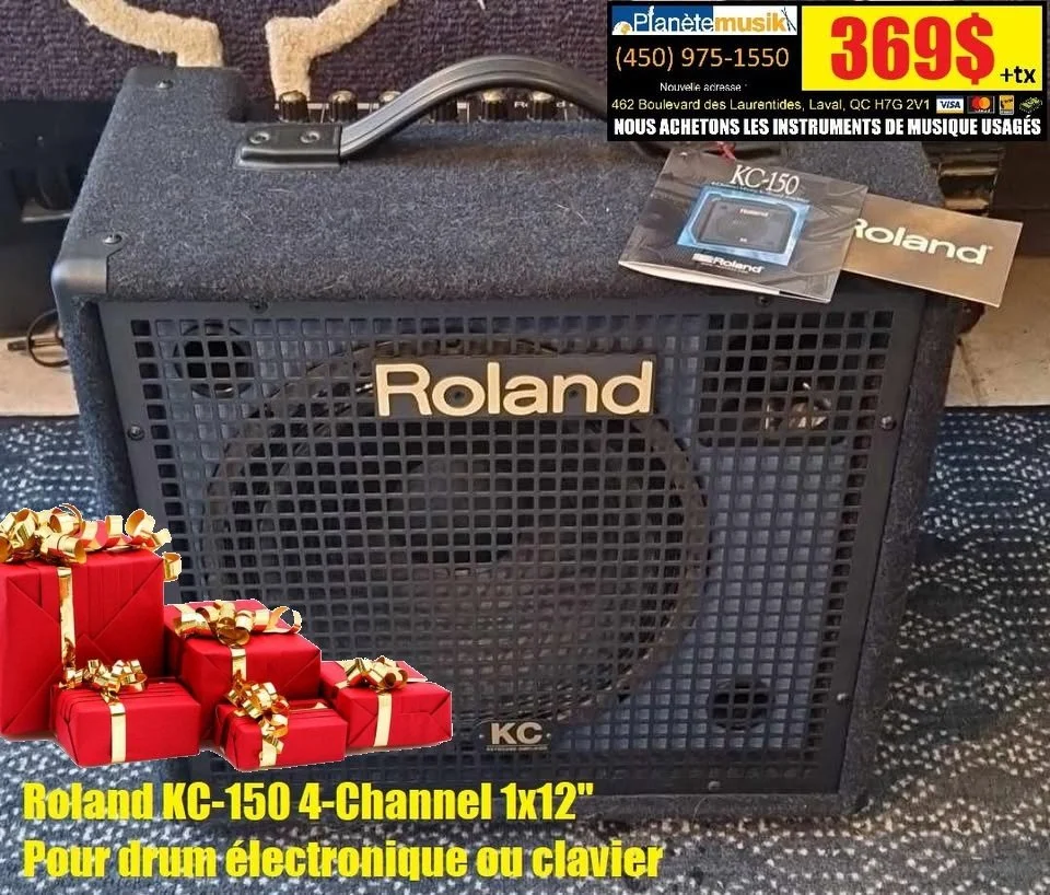 Amplificateur ROLAND KC-150 4 CHANNELS 1 X 12