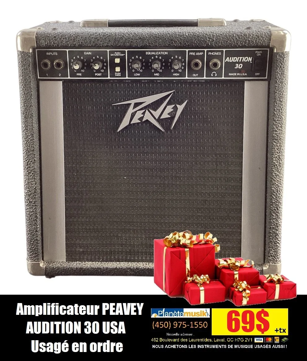 Amplificateur PEAVEY AUDITION 30 usagé en ordre