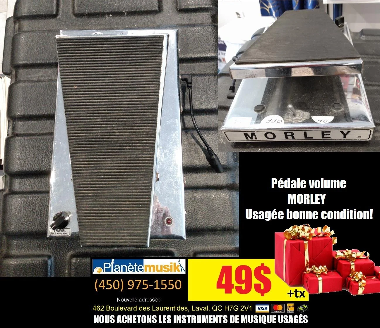 MORLEY Pédale volume