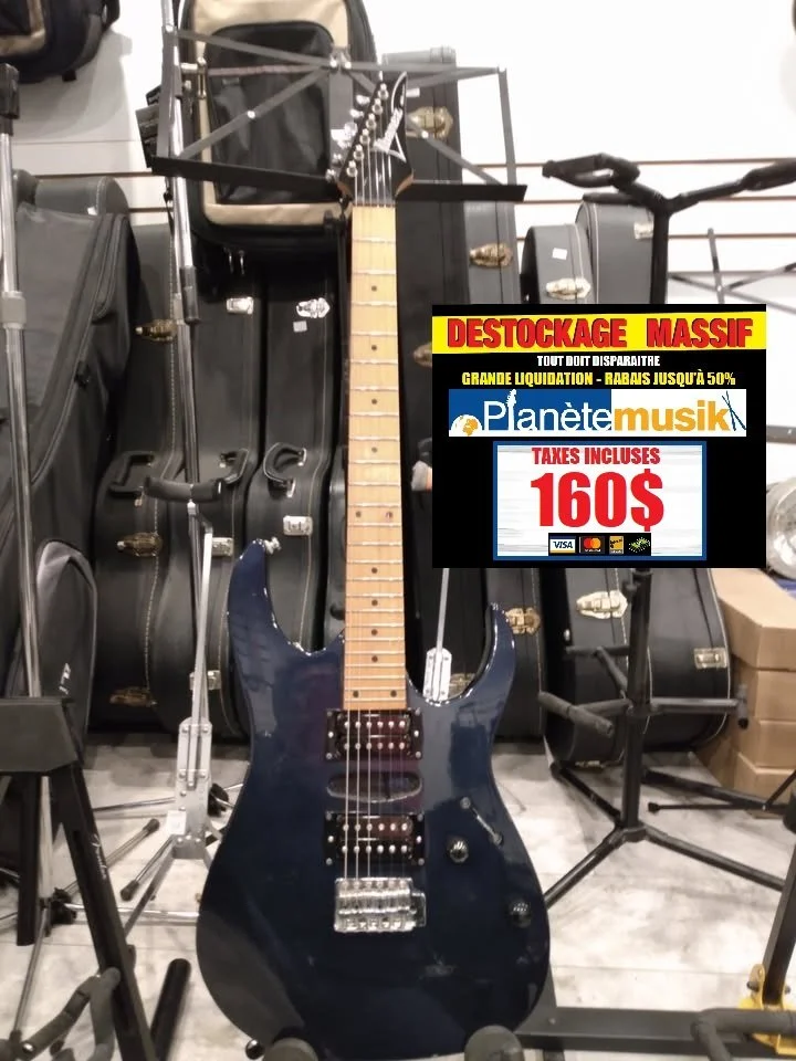 LE DÉSTOCKAGE CONTINUE - Guitare IBANEZ RG170 KOREA (à eu des modifs fait pro) 2 humbuckers / Maple fretboard / 24 frets