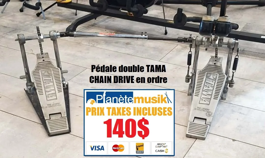 Pédale double TAMA chain drive