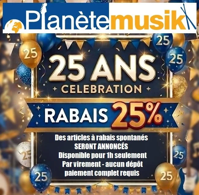 ATTENTION - Des rabais spontanés sur des articles seront annoncés - valable pour 1h seulement - Nous soulignons notre 25e anniversaire !! SUR NOTRE FACEBOOK SEULEMENT!