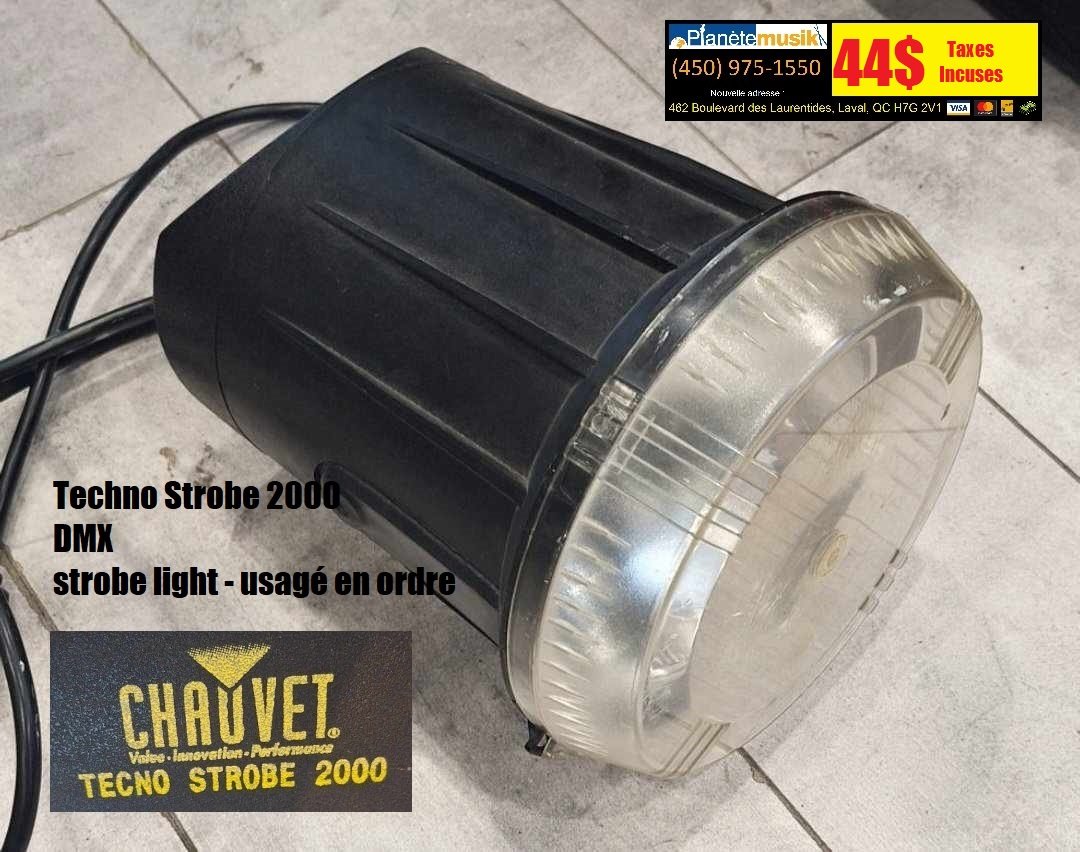 TAXES INCLUSES - chauvet techno strobe 2000