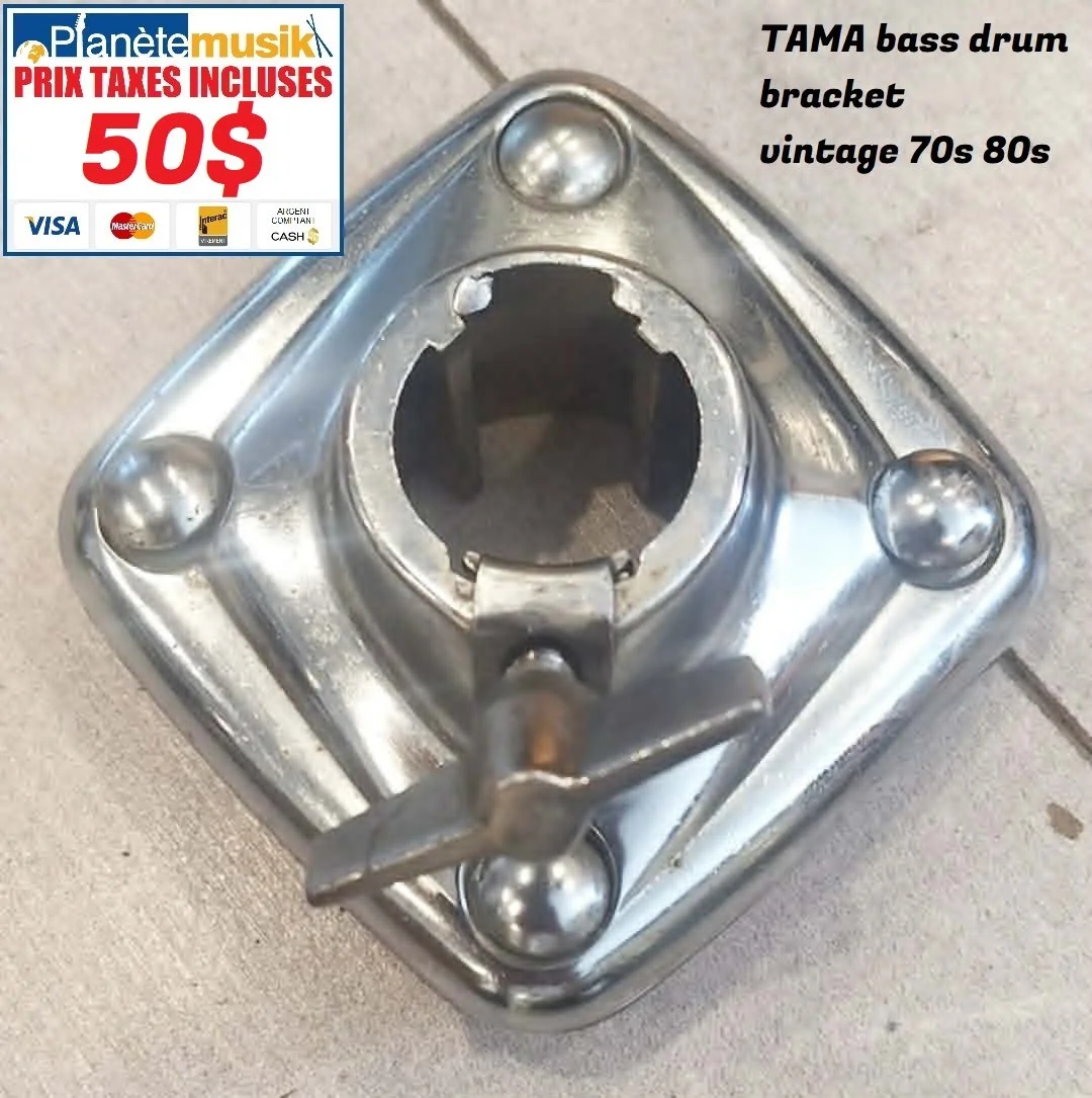 TAXES INCLUSES Nouvel arrivage Pièces TAMA - Bass drum mounting plate vintage 70s 80s imperialstar / superstar