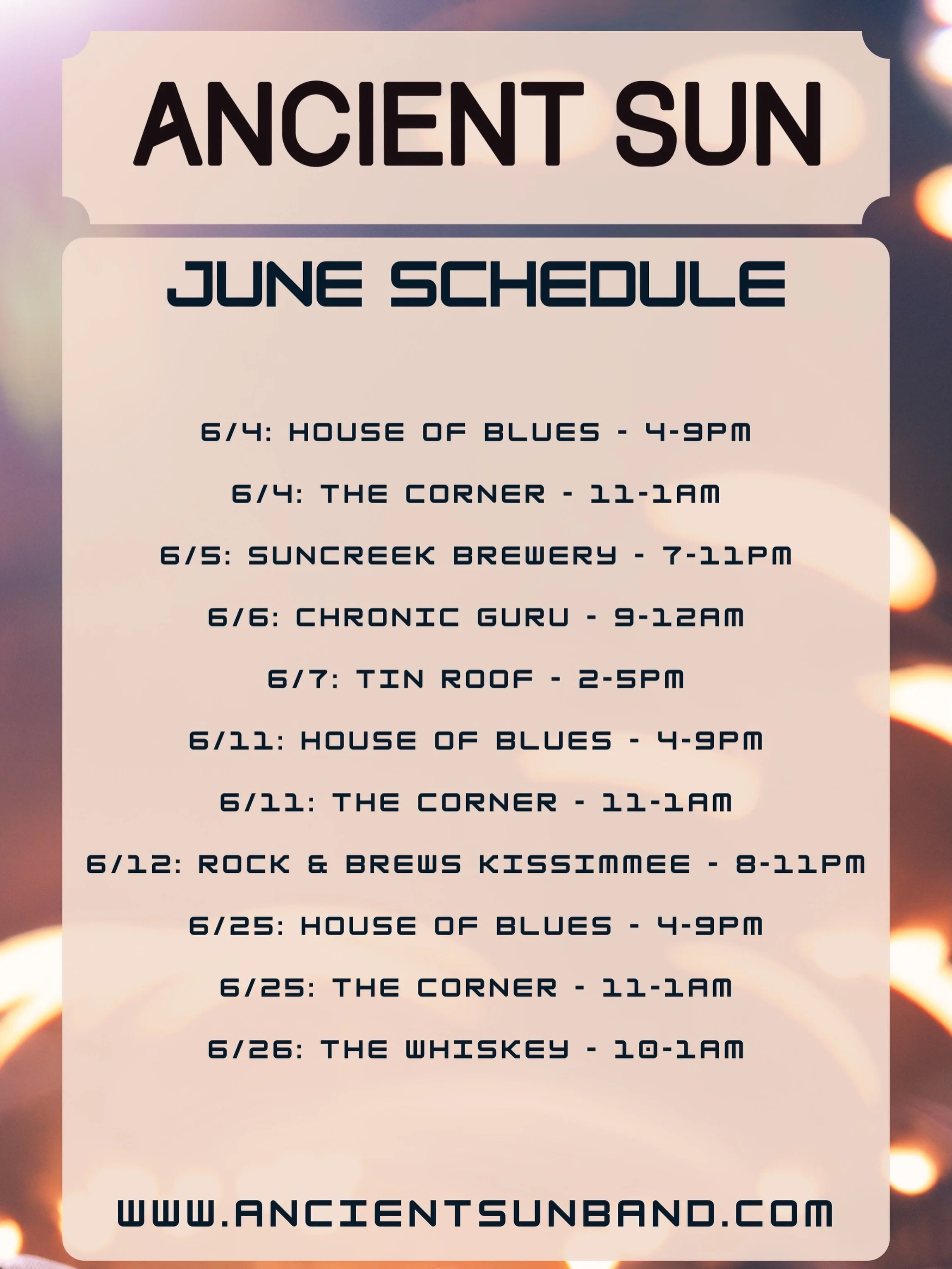 Mid-year Mischief🕯️

You know where we&rsquo;ll be, so you know what to do! Spend some summer nights with good people, drinks, and real rock music 🤘 

Check the link in our bio or go to our website for available merch, show dates, streaming our ori