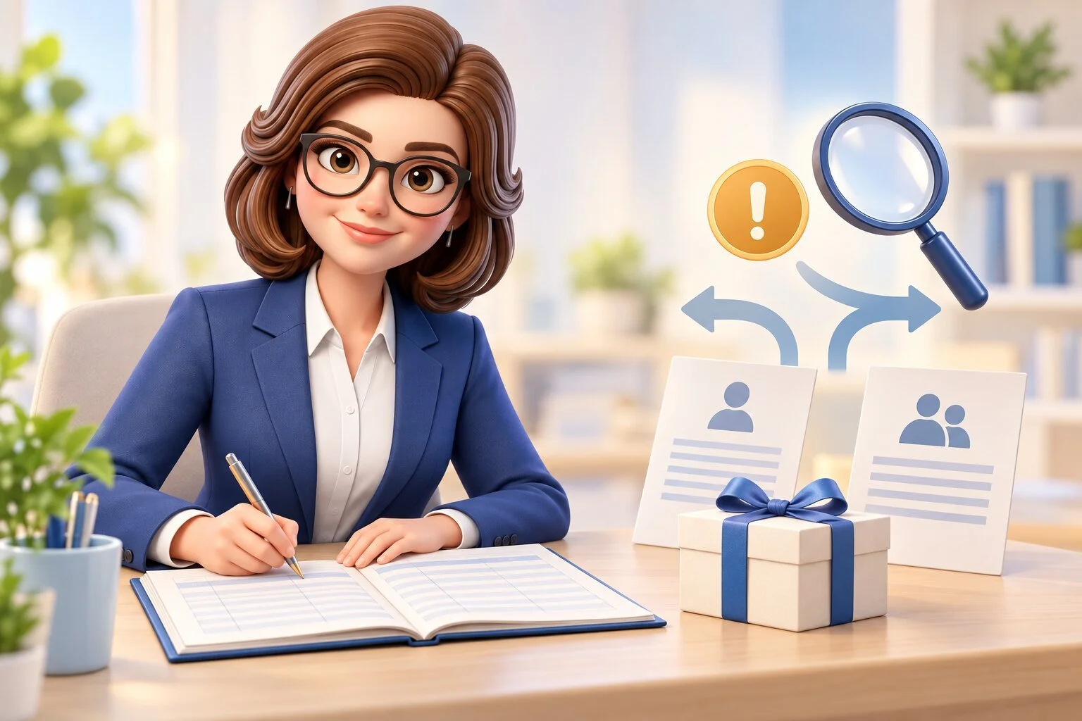 Sara records a non-cash benefit and considers potential conflicts with supporting disclosures.