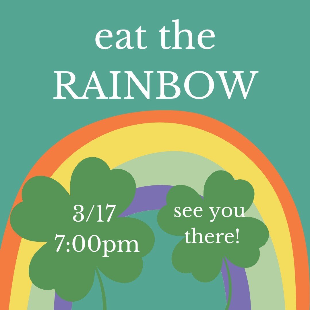 Happy St. Patrick's Day! Celebrate with Bloom Functional Medicine at our weekly class meeting, this week focused on eating the rainbow and what a variety of colorful foods can do to help our bodies. Members, check your emails to sign up for this virt