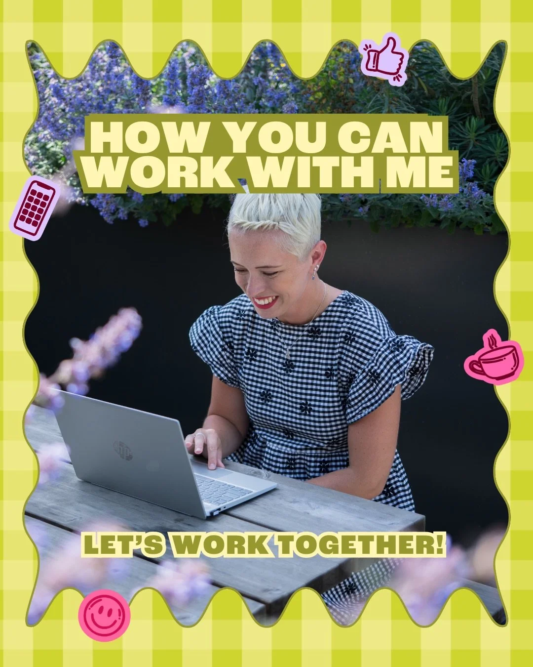 Oh heyyy there 🌈

There&rsquo;s a lot of info in this one, so I&rsquo;ll keep this as short as poss!

I&rsquo;m a iPhone content creator and social media manager (based in sunny sunny Brighton 🌞) helping local (and UK based) businesses plan, execut