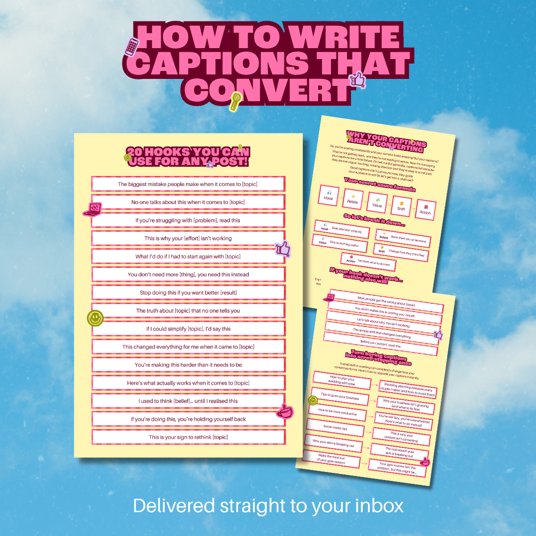 How to Write Captions That Convert