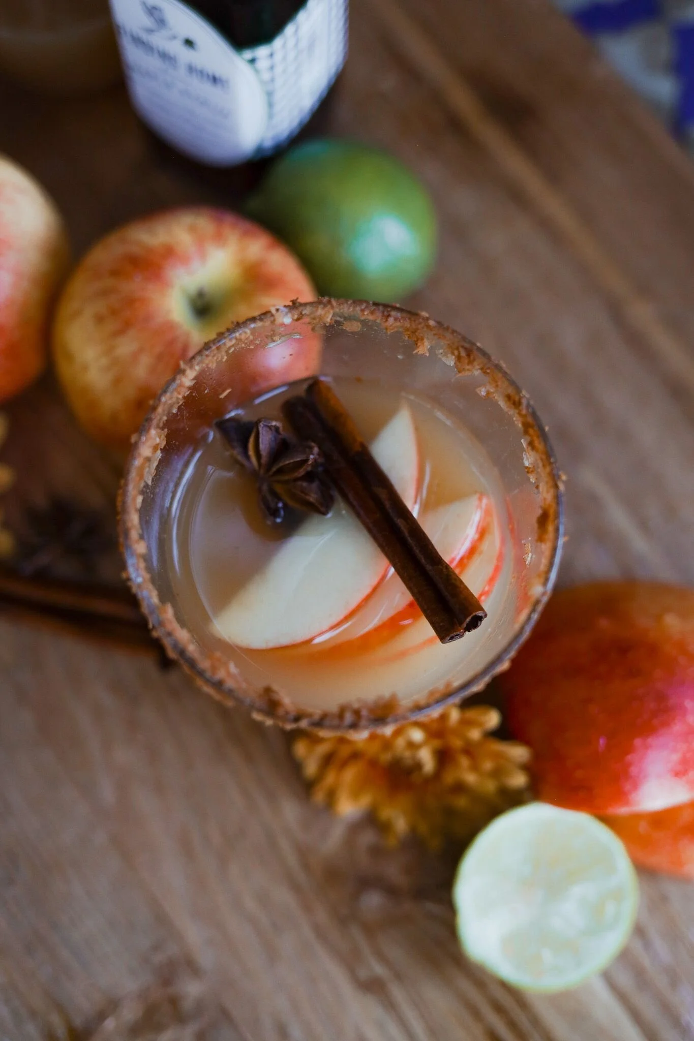 Smoky Harvest Apple Cider Margarita