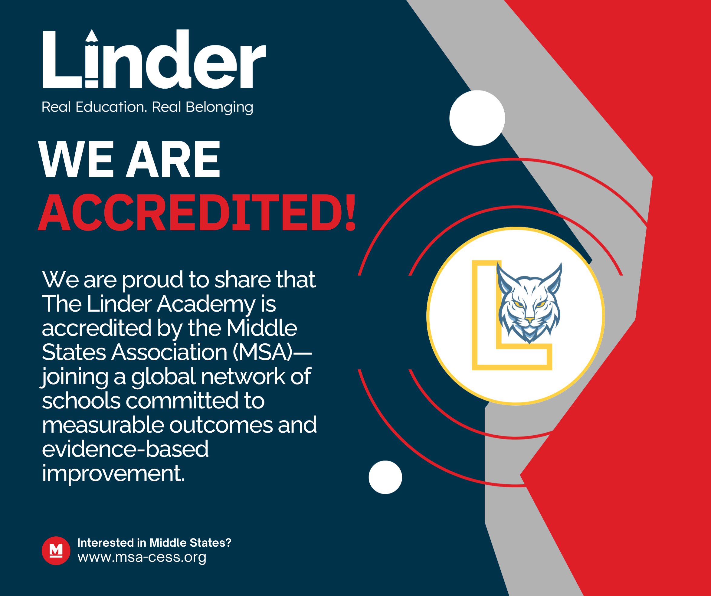 We are officially accredited!