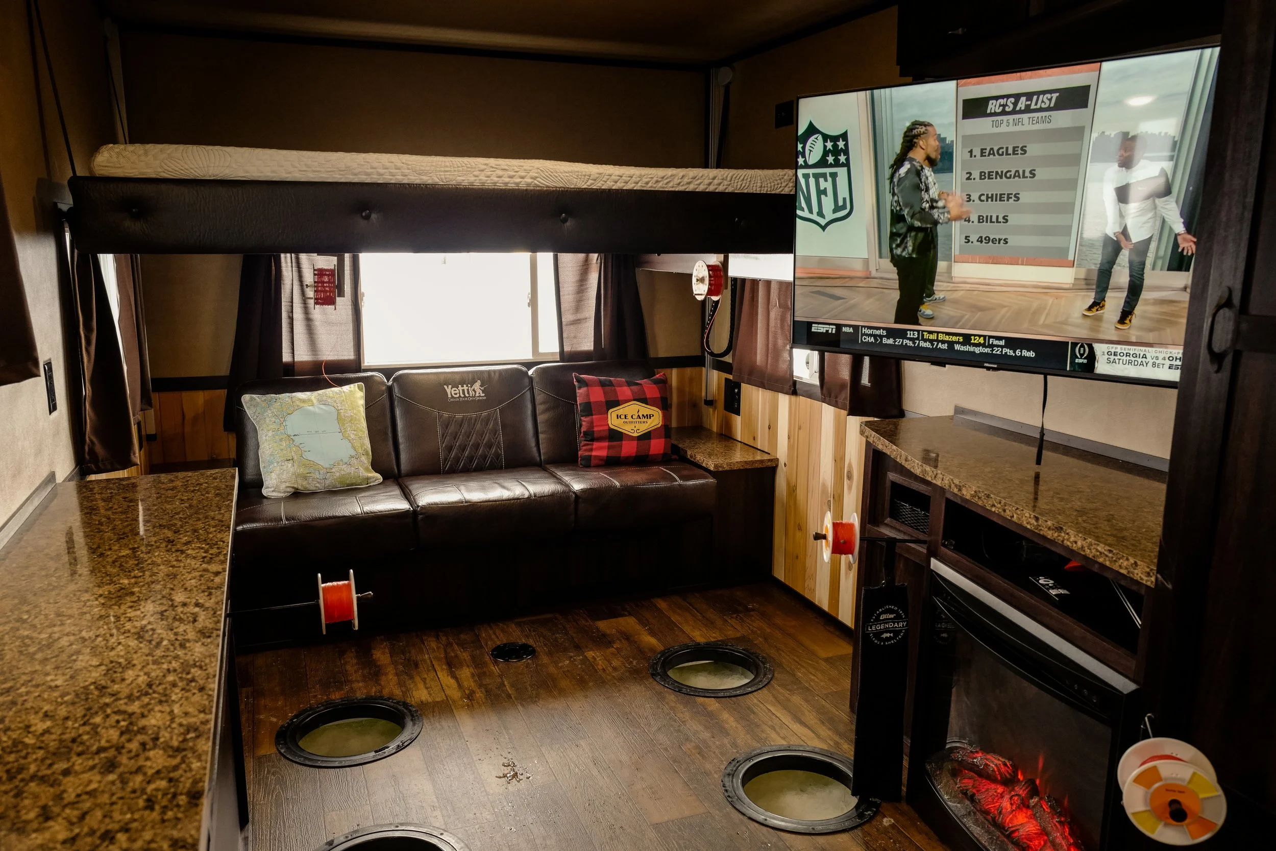 Mille Lacs Lake Fish House Rentals