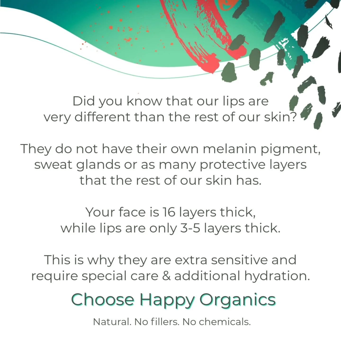 Nourish and keep your lips smooth, healthy, and hydrated with our all-natural lip balm. Packed full with vitamins, minerals, and anti-oxidants to heal chapped lips, reduce fine lines and wrinkles, and soothe lips. 

Our lip balm provides intense hydr