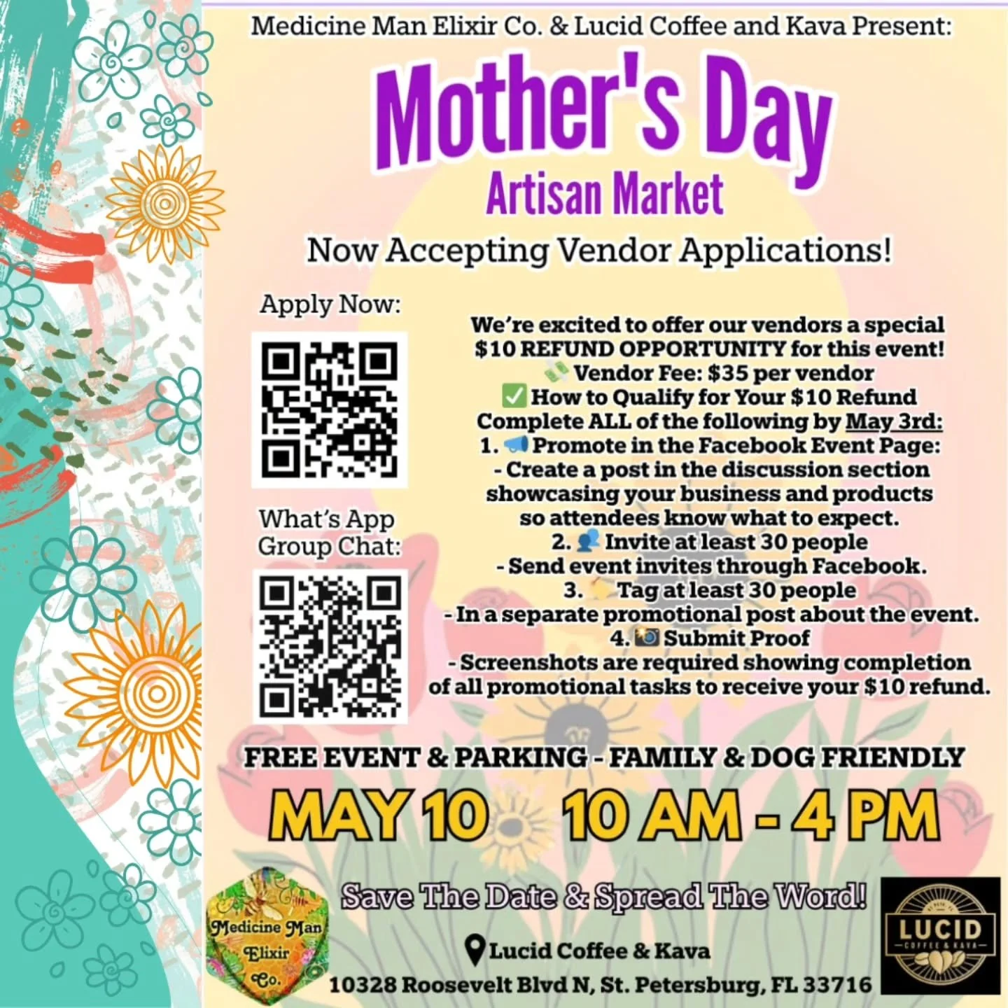 🔆 We&rsquo;re popping up at our first artisan market, and we couldn&rsquo;t be more excited! 🌿✨

Join us Sunday, May 10 for a special Mother&rsquo;s Day Artisan Market filled with sunshine, community, and all the feel‑good coastal vibes.

We&rsquo;