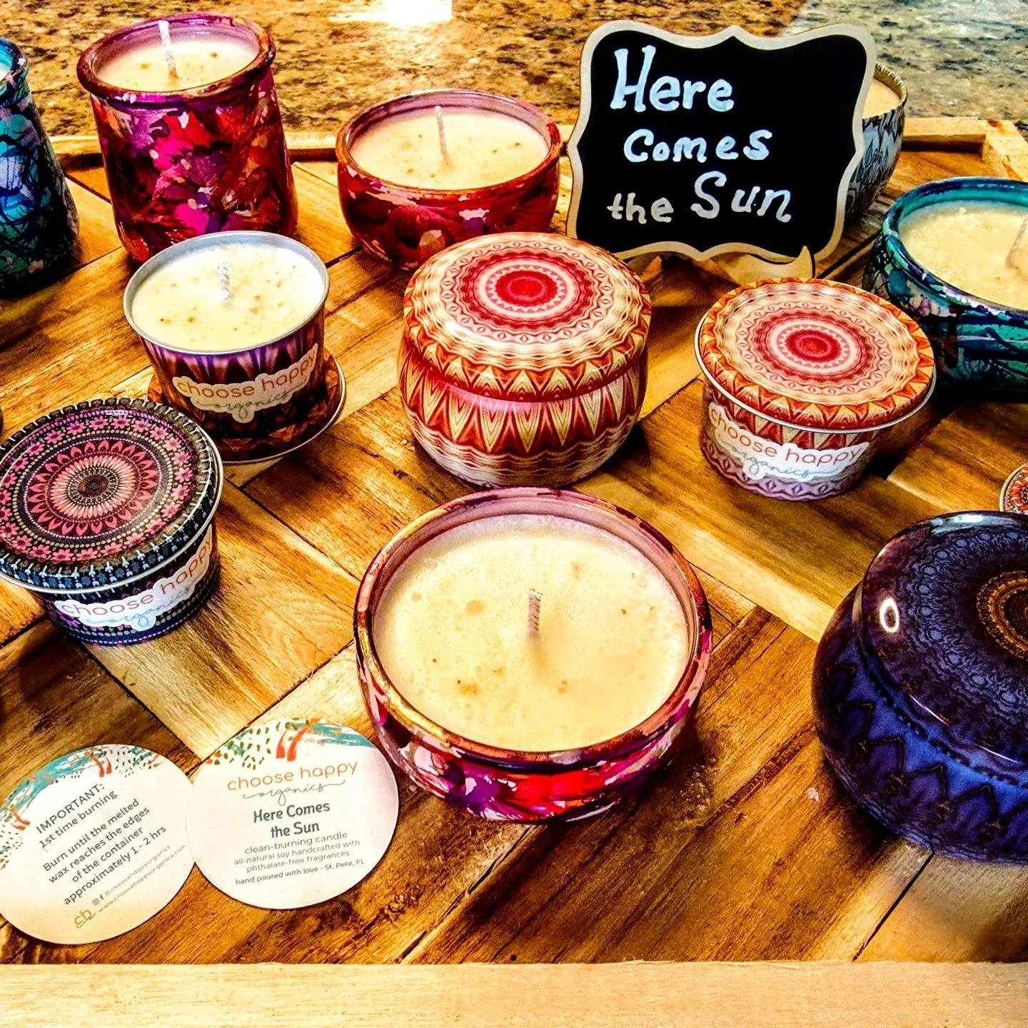 Here Comes the Sun

Happy Mother&rsquo;s Day to all the amazing women who make our lives feel a little more magical.

Here Comes the Sun is more than a bright, citrus‑kissed scent inspired by the warm Florida sunshine &mdash; it&rsquo;s a piece of my