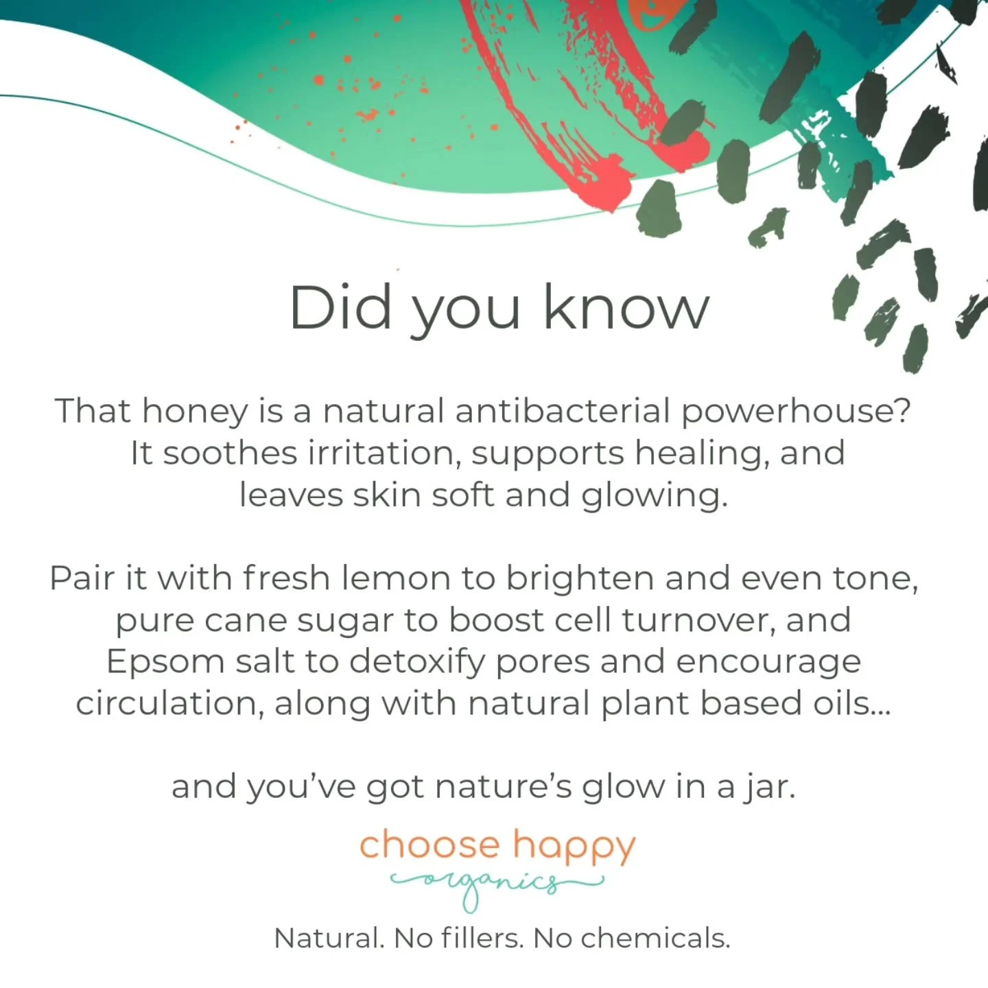 🔆 Glow like morning sunshine

Pure cane sugar and Epsom salt gently buff away dull, dry skin for a smooth, refreshed glow. Fresh lemon brightens with vitamin C, while local Florida honey melts in to hydrate and soothe. A blend of almond and rosehip 