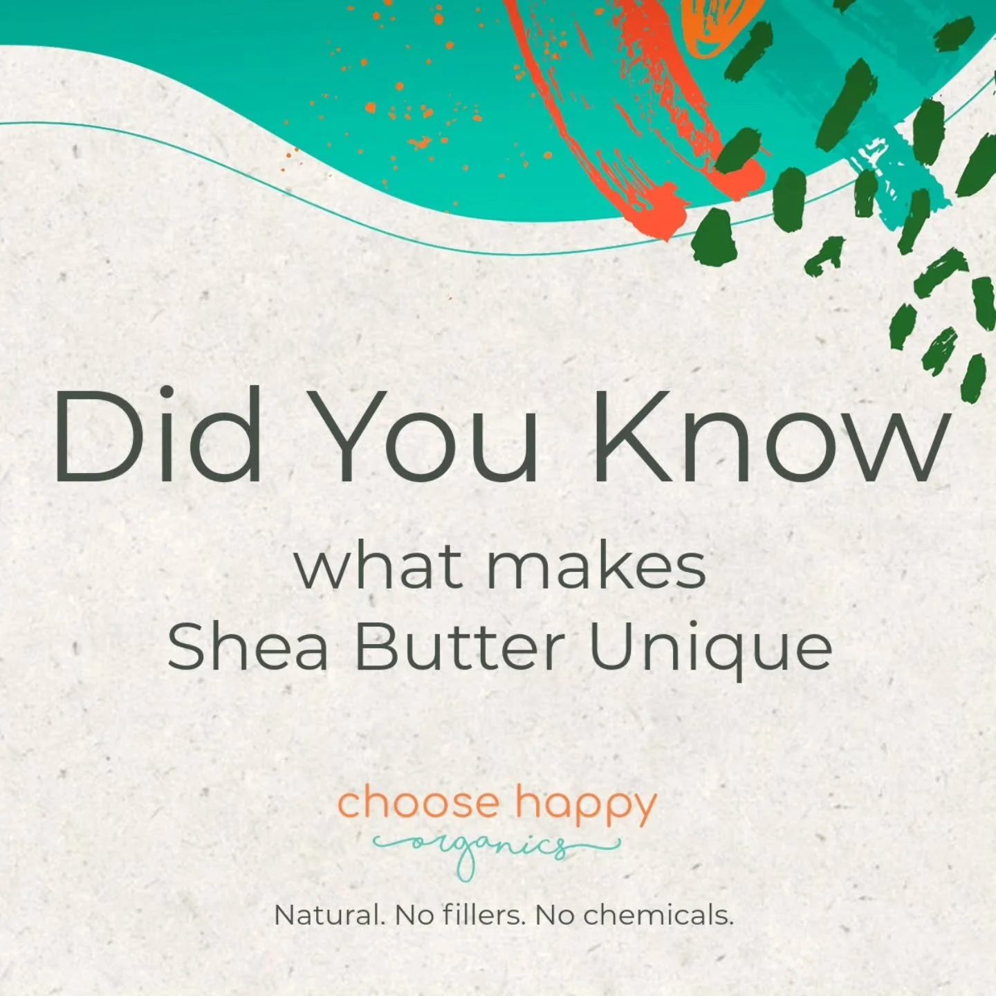 🌿 Nature's Ingredient. Softness starts here.

Whatever your skin type, Shea Butter is gentle, nourishing, and perfect for anyone craving soft, radiant, happy skin.

Plant butters your skin has been waiting for.

Visit choosehappyorganics.com 
All-na