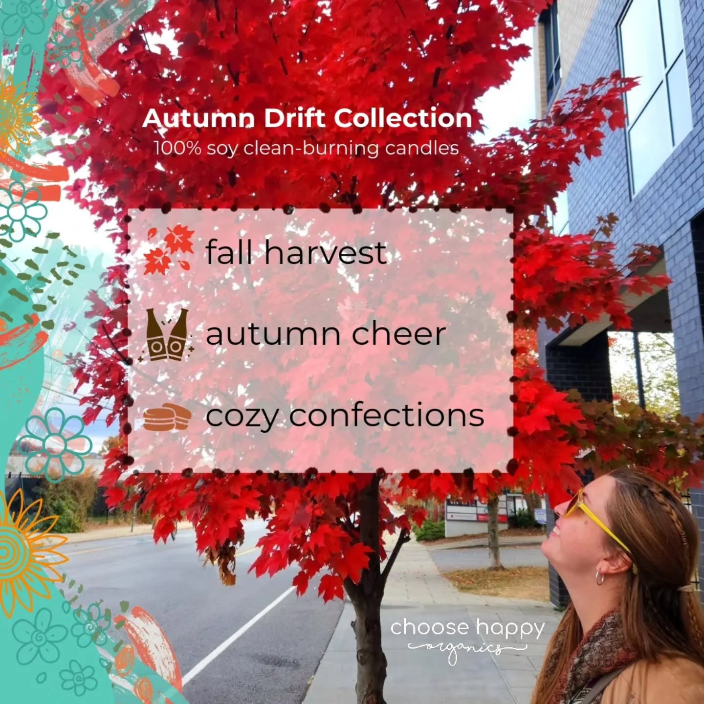 🔥 The new fall collection is here!

Autumn Drift Collection, a trio of seasonal scents that gently drift through the warmth, sweetness, and festive magic of autumn. Each blend captures a different facet of the season: the quiet glow between summer a