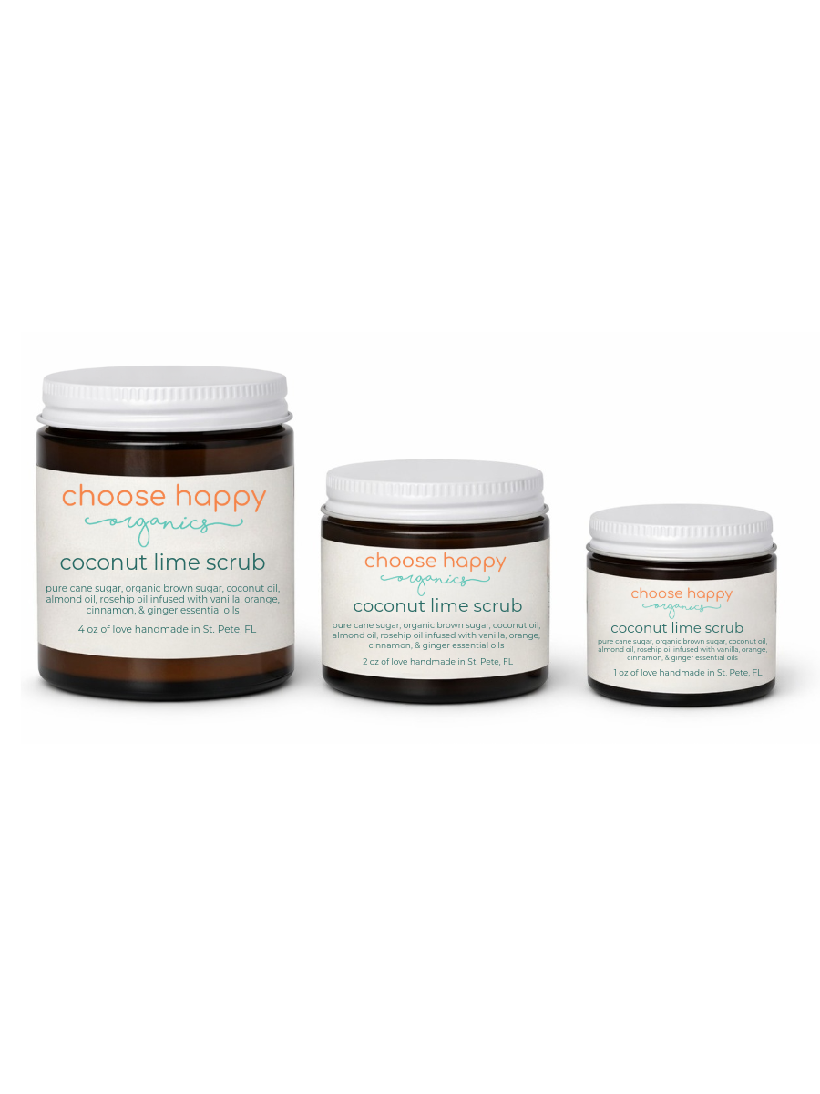 coconut lime sugar scrub