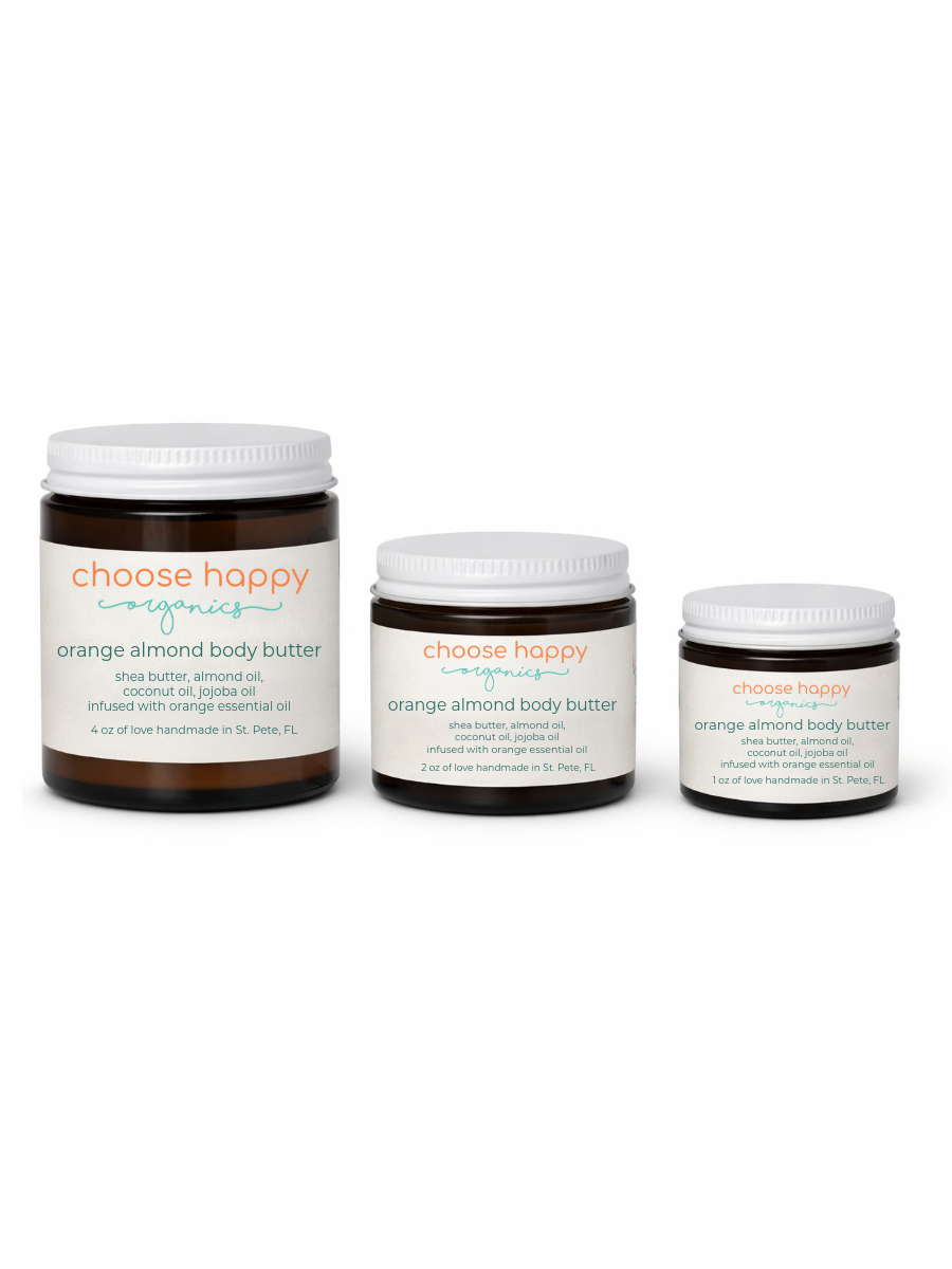 orange almond body butter