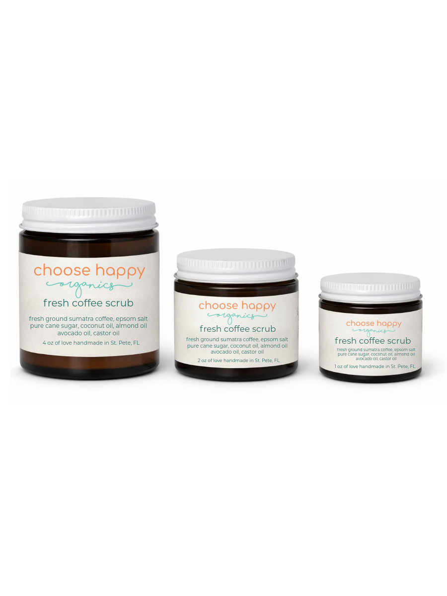 fresh coffee scrub