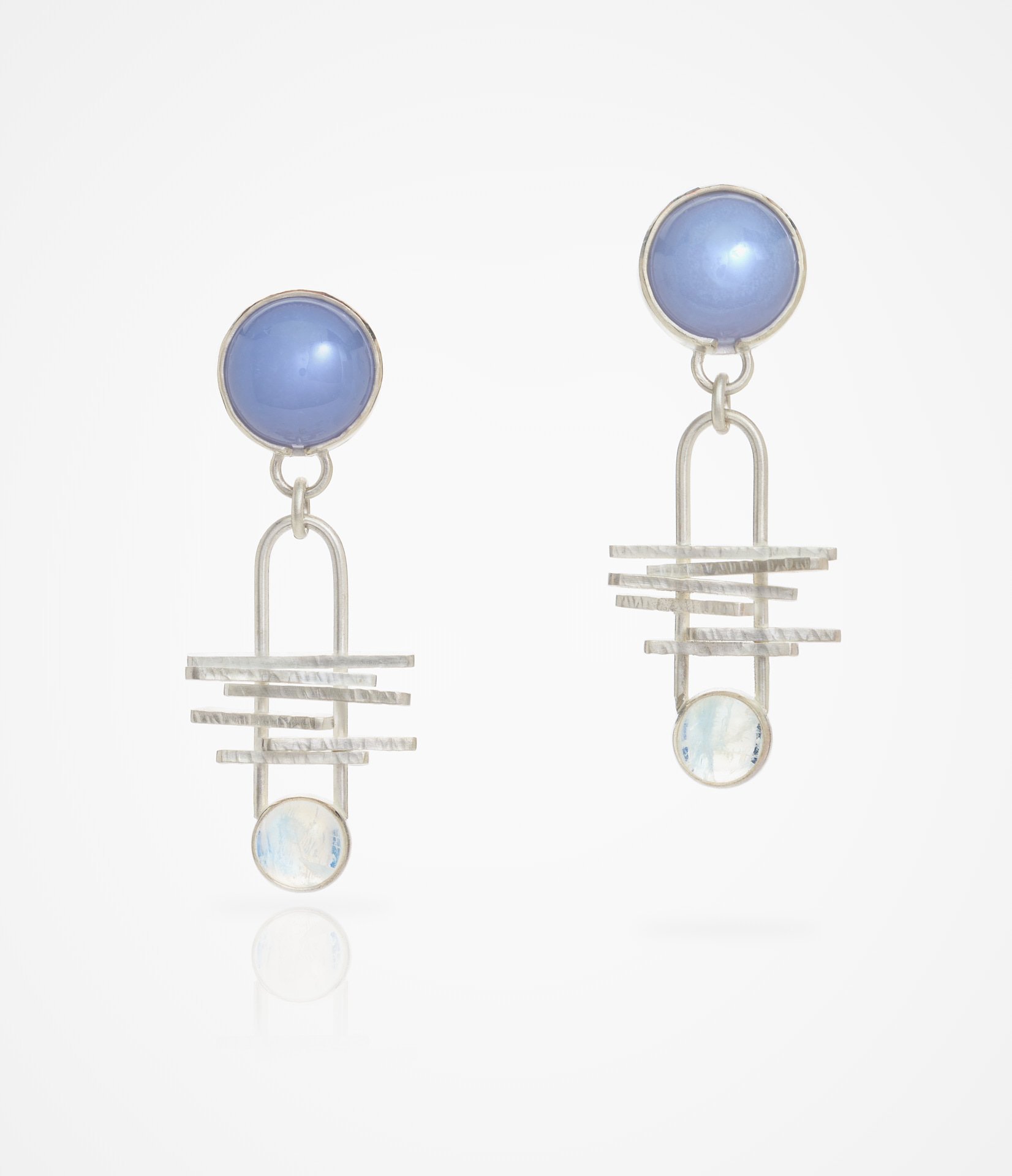 Blue Chalcedony Earrings