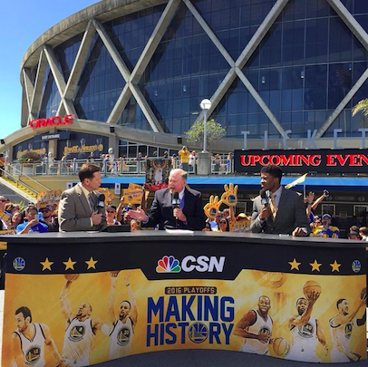NBC Sports Bay Area x Golden State Warriors: In arena signage