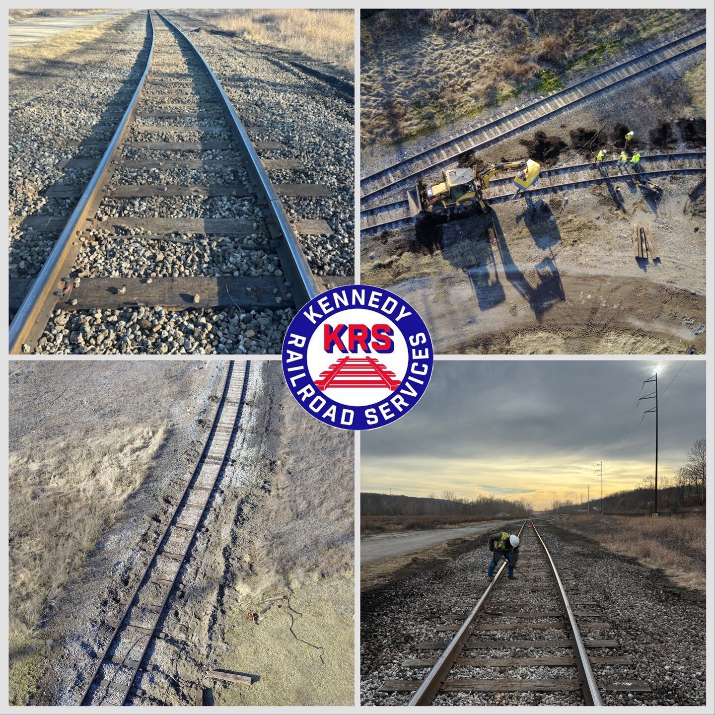 Finished up an industrial job this week. The nice weather was cooperating! Please consider Kennedy Railroad Services for all rail maintenance, design build and new construction projects. #kennedyrailroadservices #track #railsafety #railwayindustry #r