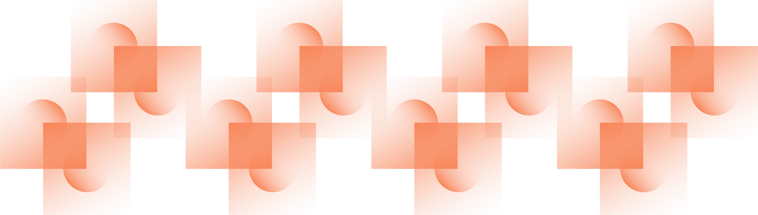 Abstract pattern with orange and black geometric shapes.