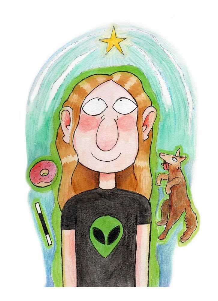 aliens exist - james benn illustration