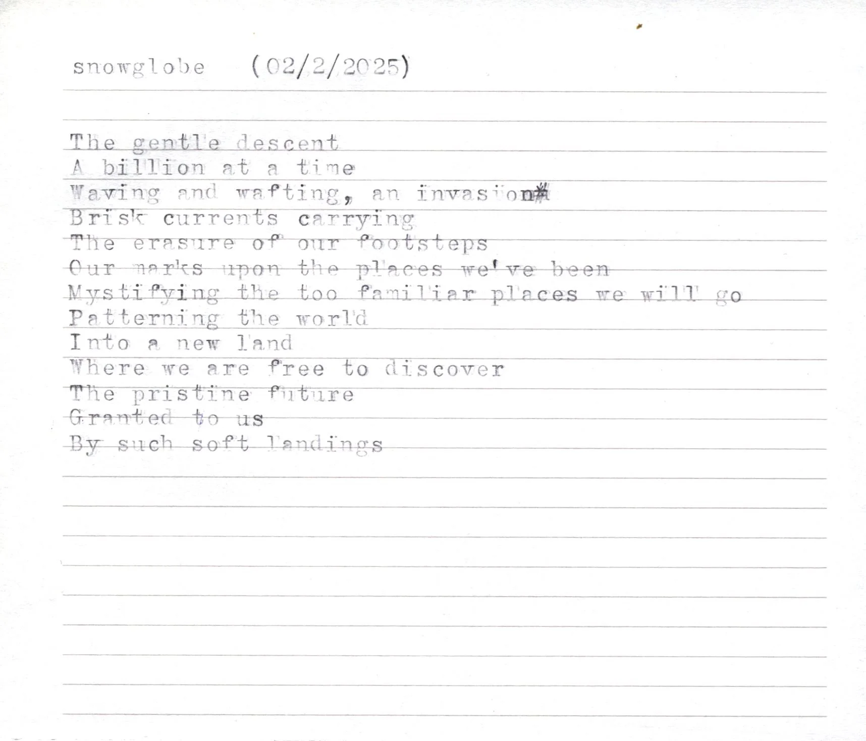 snowglobe