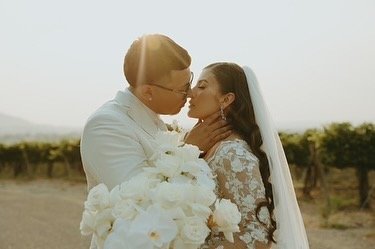 We congratulate our dear Daniela and her fianc&eacute; (now husband)❤️ on their wedding day their love is a long lasting, slow to anger kind of love just look😍❤️&zwj;🔥 #elitedressbridal #weddingdress #custommade #wedding