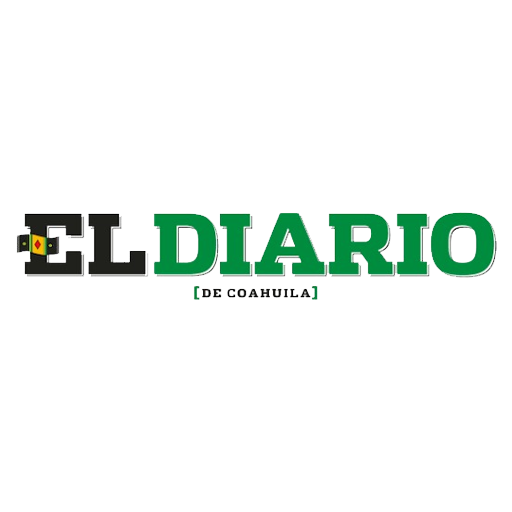 Logo with a pixelated house and traffic light, text 'EL DIARIO DE COAHUILA' in stylized font.